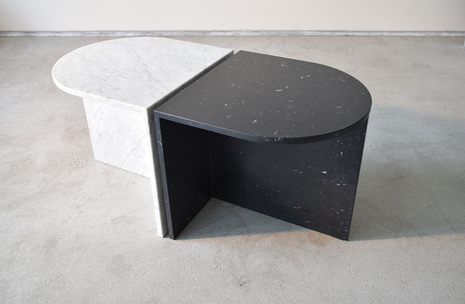 - SALE - FIFTY "Oblong Tall" / marble nero marquina